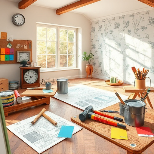A cozy, modern kitchen showcasing elegant and innovative design in Highland, Utah, emphasizes kitchen remodeling financing options. A luxurious kitchen island with a marble countertop is the focal point, accompanied by stylish kitchen gadgets like a sleek coffee maker and decorative plants in minimalist ceramic pots, promoting sophistication. The cabinetry features a sleek mix of glossy white and warm oak finishes, with tasteful lighting fixtures casting a warm glow. The atmosphere is professional yet approachable, heightened by whimsical elements such as playful wall art of a cartoon piggy bank wearing a chef's hat, symbolizing financing options. A delicate hand-drawn chart on a chalkboard displays kitchen features like 'Smart Appliances', 'Eco-Friendly Designs', and 'Budget-friendly Tips', enticing viewers to consider their financing possibilities. Large windows allow natural light to illuminate the space, revealing views of Utah's mountains, while a softly glowing sunset casts pastel hues across the sky, enhancing tranquility. This hyperrealistic scene combines warm earthy tones with cool blues and greens, creating a visually striking and comforting image, perfect for engaging an audience interested in kitchen finance options.
