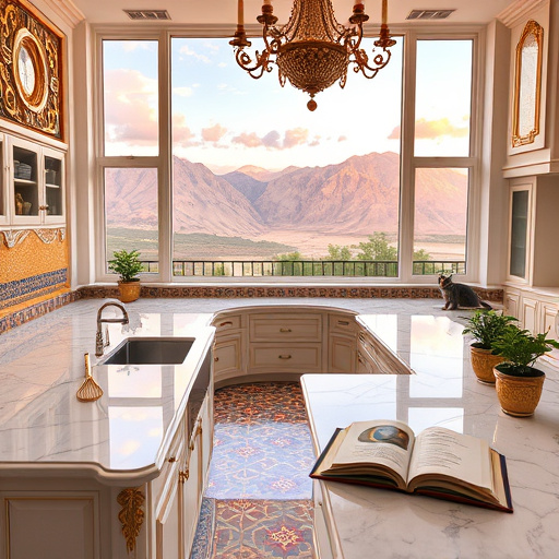 A captivating blog cover image depicting "Custom Kitchen Cabinetry Installation in Park City, Utah," features a modern kitchen scene with sophisticated cabinetry designs. The kitchen showcases sleek, custom wood cabinets in rich walnut and cherry tones, highlighting high craftsmanship and bespoke installations. Elegantly framed by striking granite countertops, the cabinetry integrates seamlessly into the home's architectural aesthetic.
The inviting atmosphere is enhanced by soft, natural light filtering through large panoramic windows, illuminating intricate cabinetry details. Colorful ceramic pots filled with vibrant herbs above the countertops add a lively, homey touch. In the background, a glimpse of Park City's urban skyline is visible through the windows, layered with serene mountain silhouettes and snow-capped peaks that reflect Utah's stunning landscape.
Quirky decorative elements include an oversized spoon resting against a jar of homemade jam on the countertop and playful wall art featuring kitchen-related puns, enhancing the scene's character. The overall composition is bright and inviting, boasting a harmonious color palette of earthy greens, browns, and soft whites, creating a calm vibe that appeals to homeowners seeking inspiration for custom kitchen projects. This image is a blend of warmth, elegance, and personality, drawing readers into the world of custom cabinetry while showcasing the beautiful context of Park City.