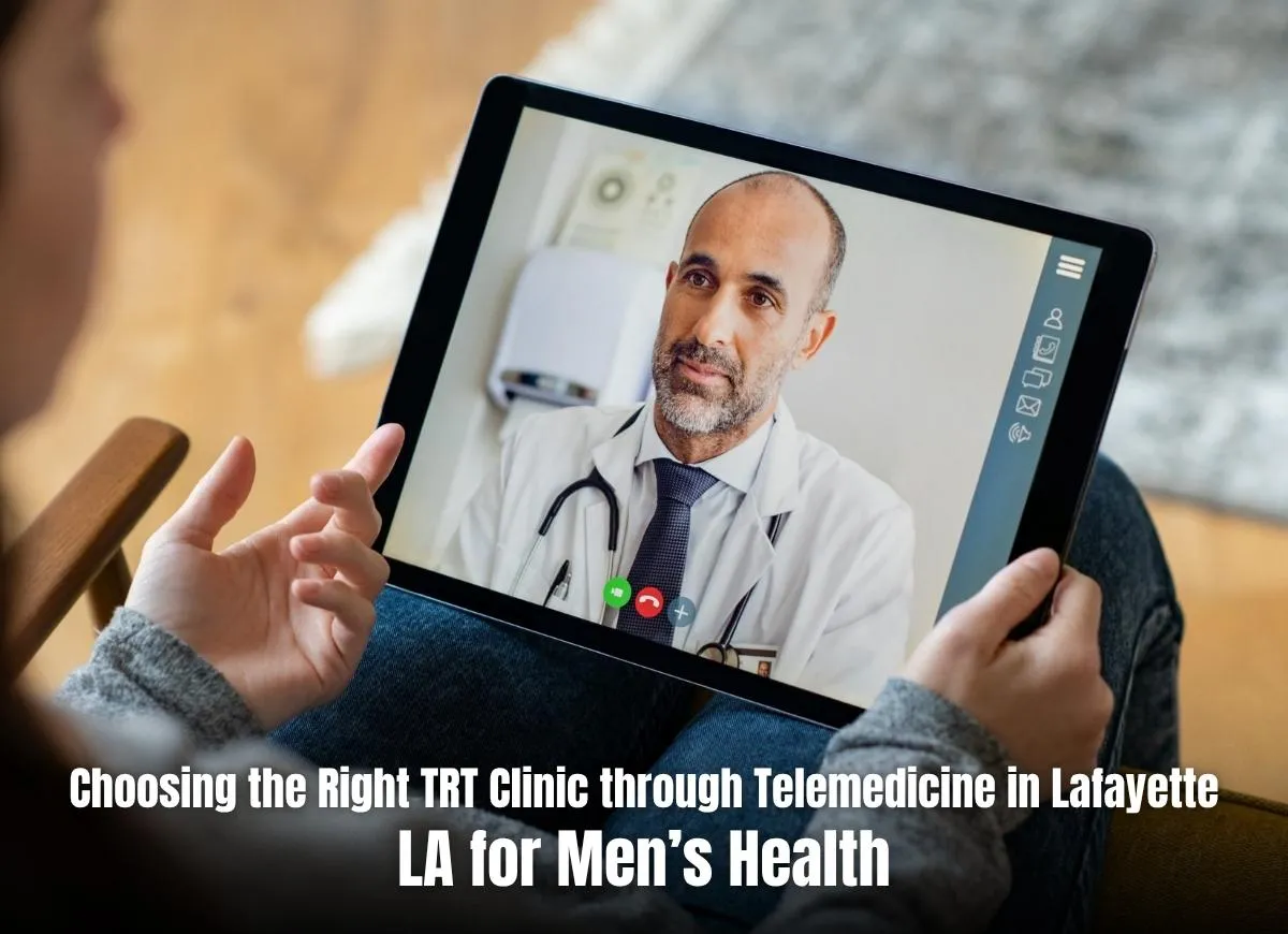 Choosing the Right TRT Clinic via Telemedicine in Lafayette