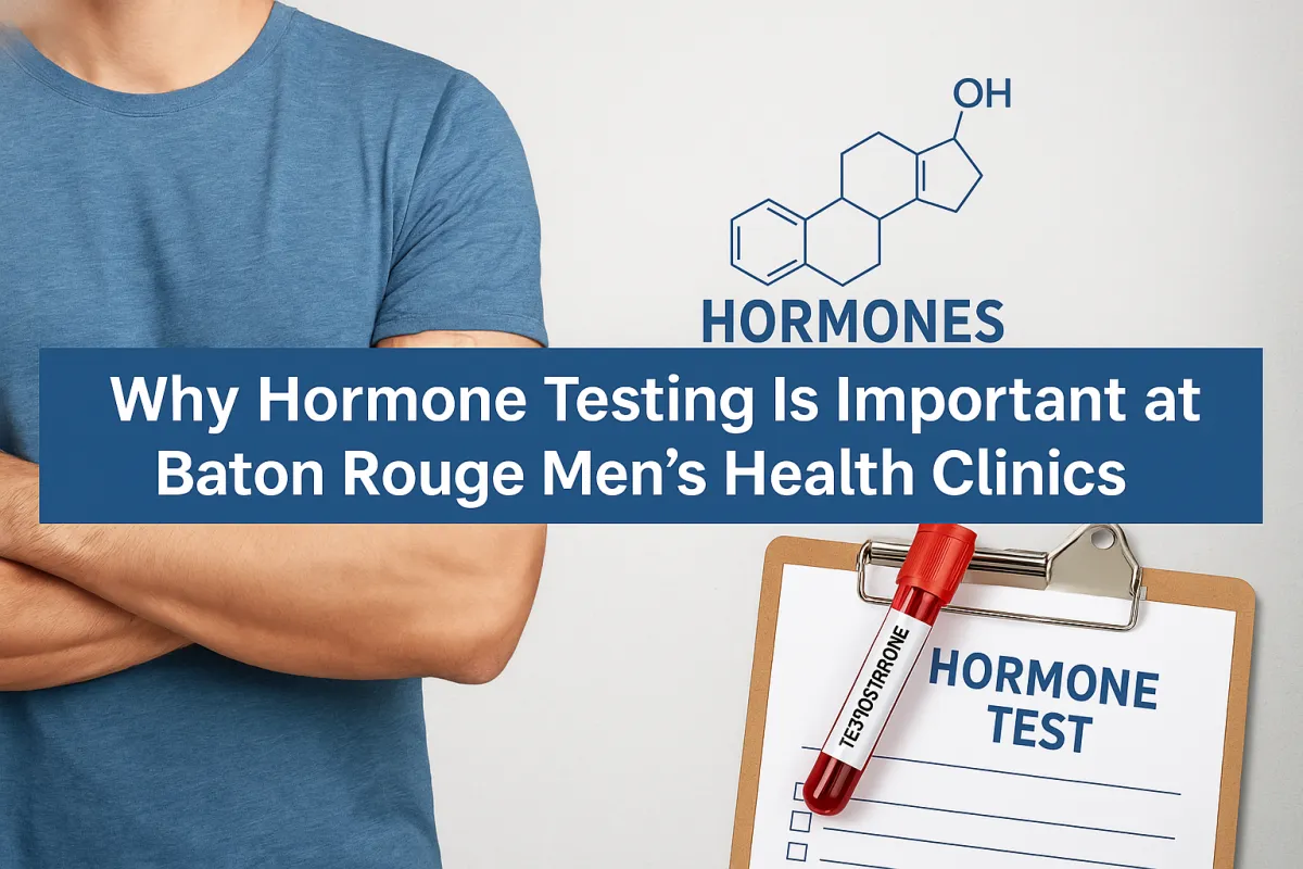 Why Hormone Testing Is Important at Baton Rouge Men’s Health Clinics