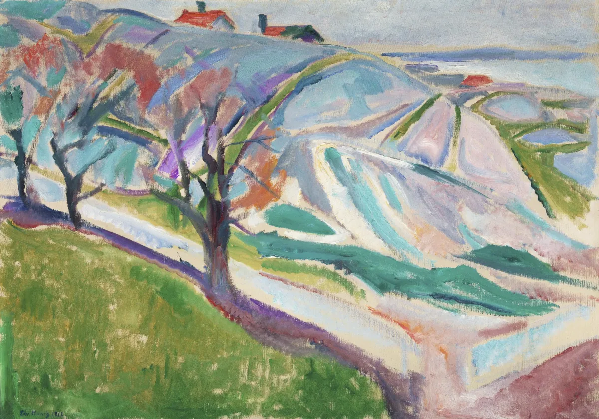 Calm art scene