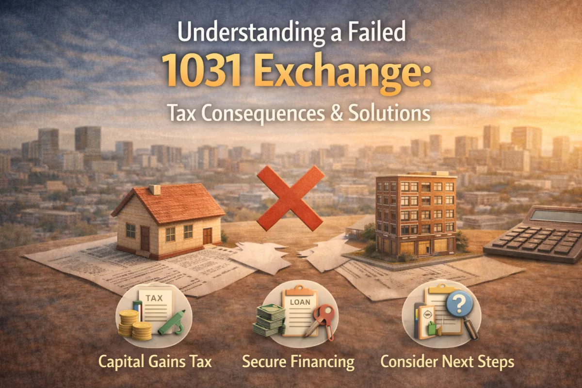 Understanding a Failed 1031 Exchange: Tax Consequences & Solutions