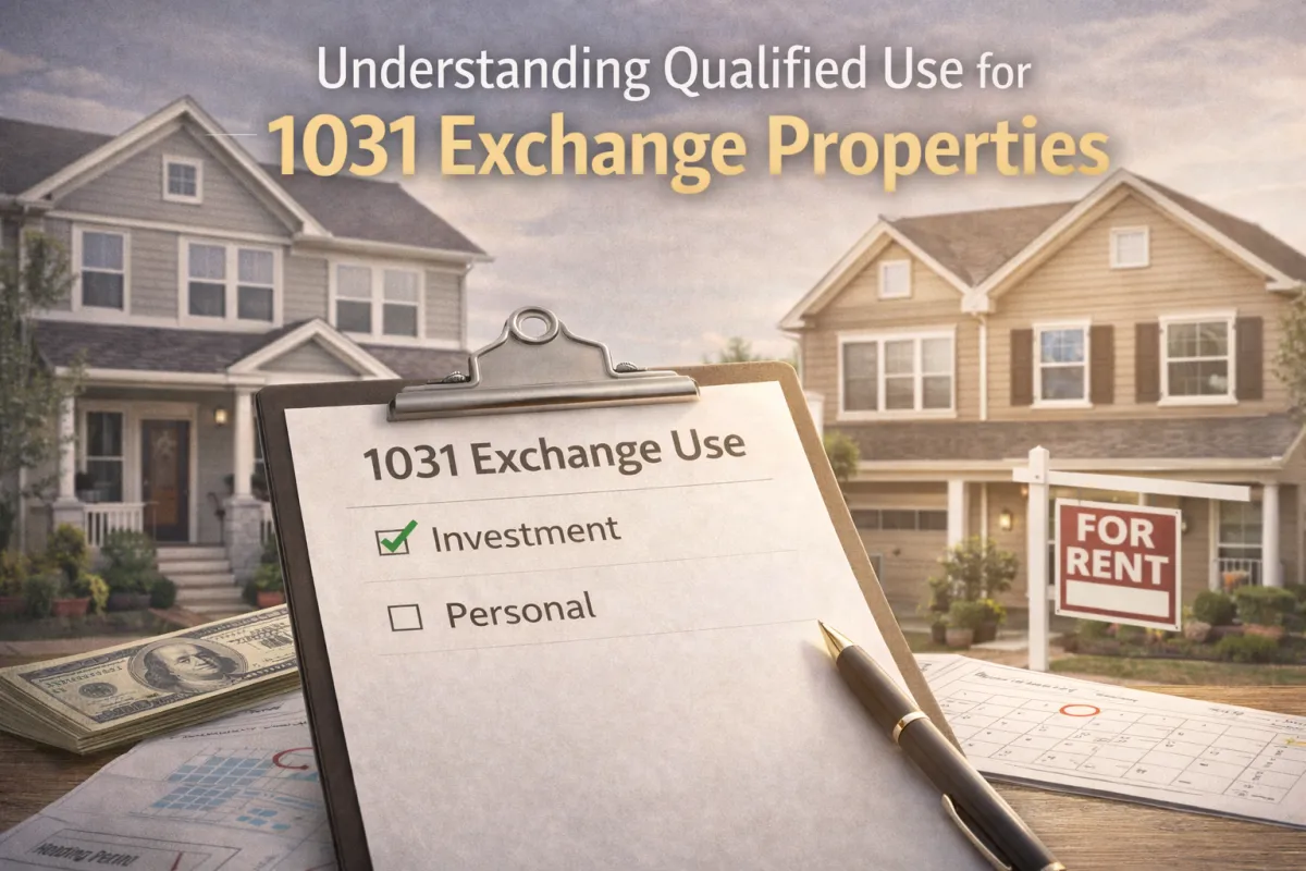 Understanding Qualified Use for 1031 Exchange Properties