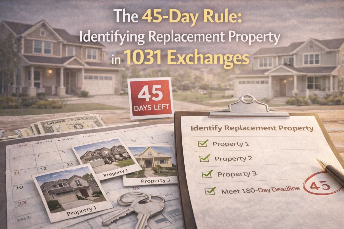 Real estate investor in a cozy home office reviewing property listings