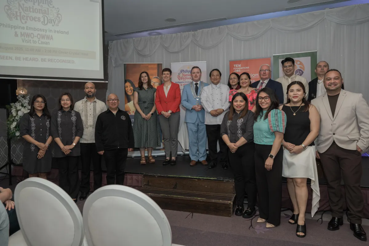 Filipinos Across Ireland Celebrate National Heroes Day With New Philippine Ambassador