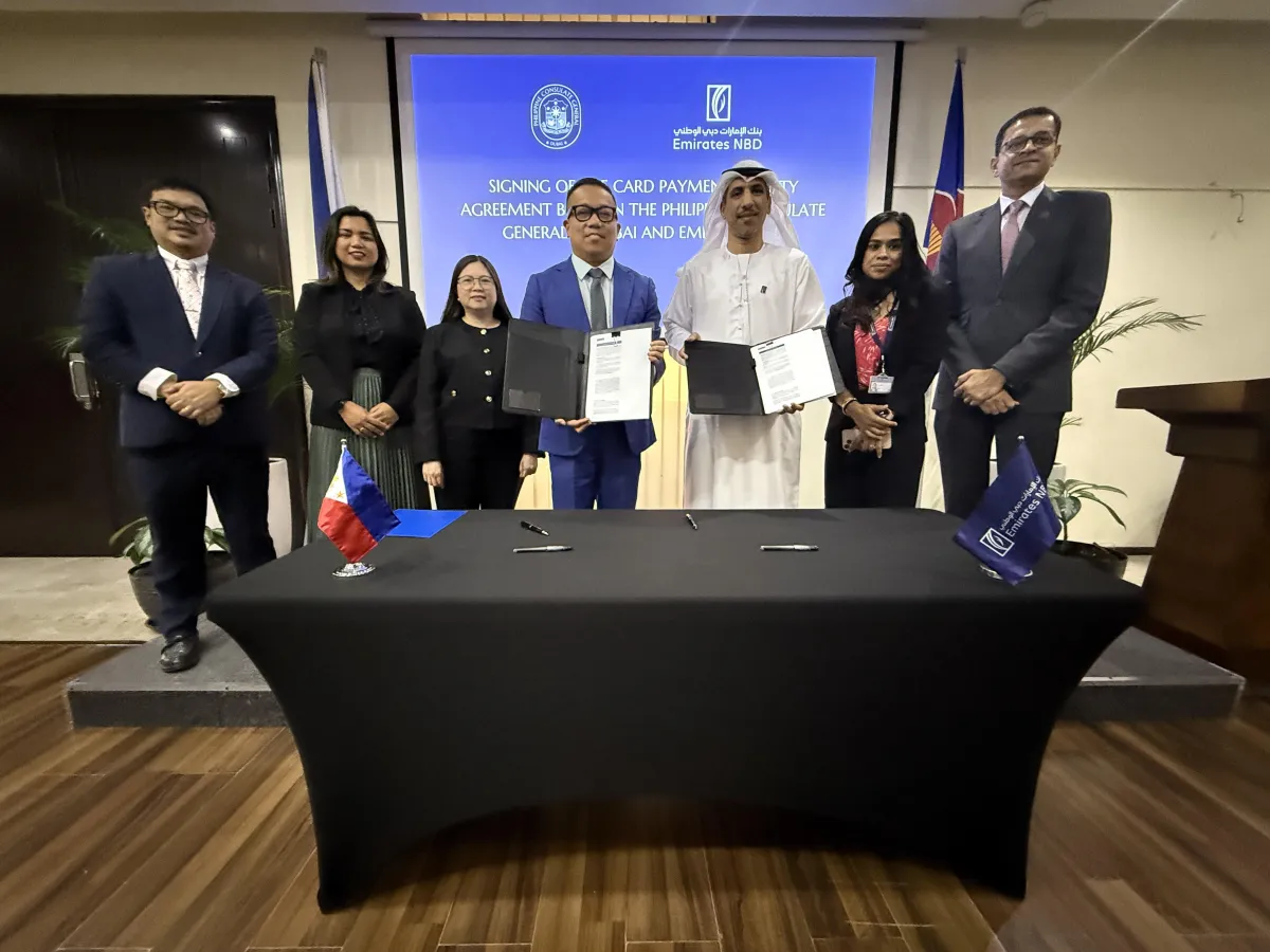 Ph Consulate Sa Dubai At Emirates NBD Lumagda Ng Kasunduan Para Sa Mas Mabilis At Ligtas Na Card Payment System