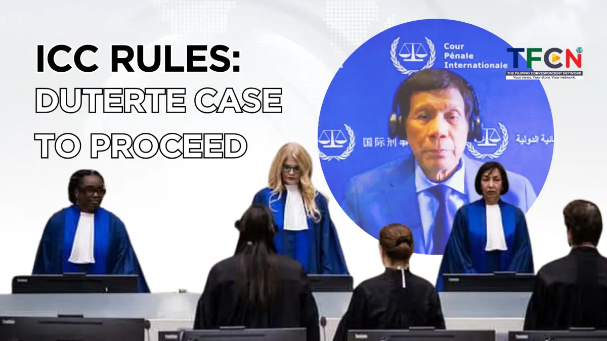 ICC Rules It Has Jurisdiction Over Duterte Case, Rejects Defense Challenge
