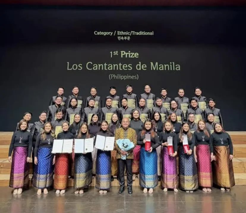 Los Cantantes De Manila Wagi Sa Busan Choral Festival