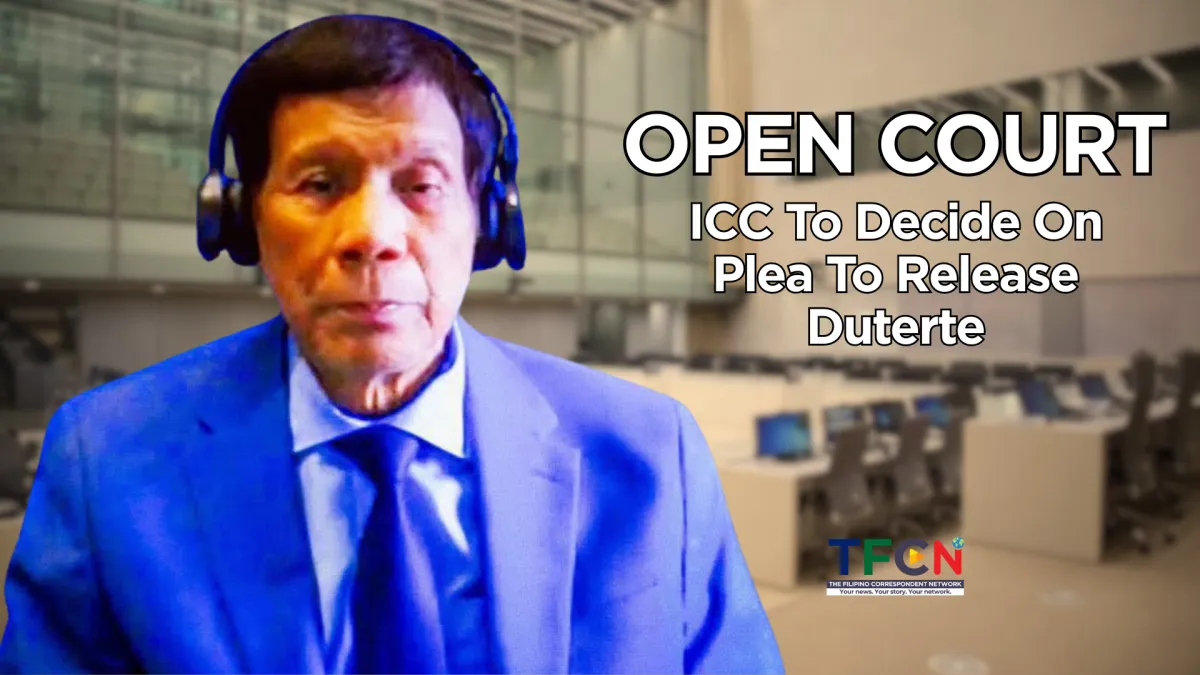 ICC To Deliver Decision On Plea To Release Duterte In Open Court On Nov 28, 2025