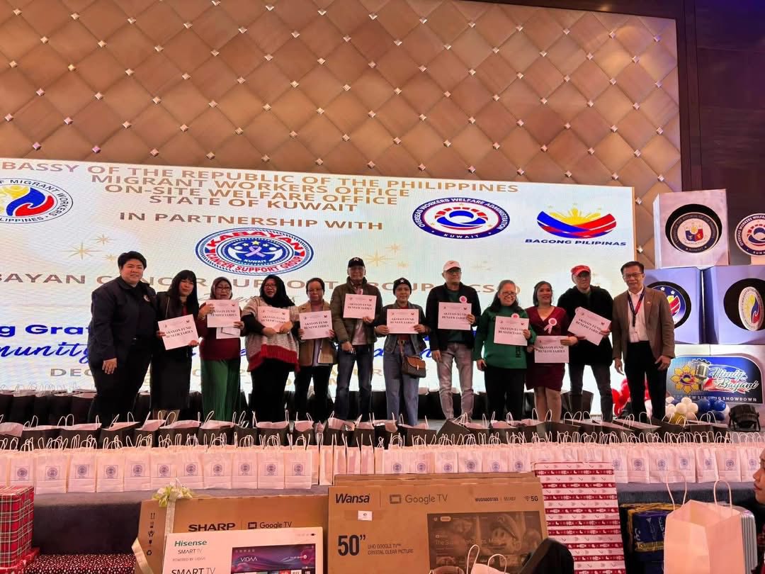 DMW Hands Financial Assistance To 100 Pinoy Cancer Patients In Kuwait
