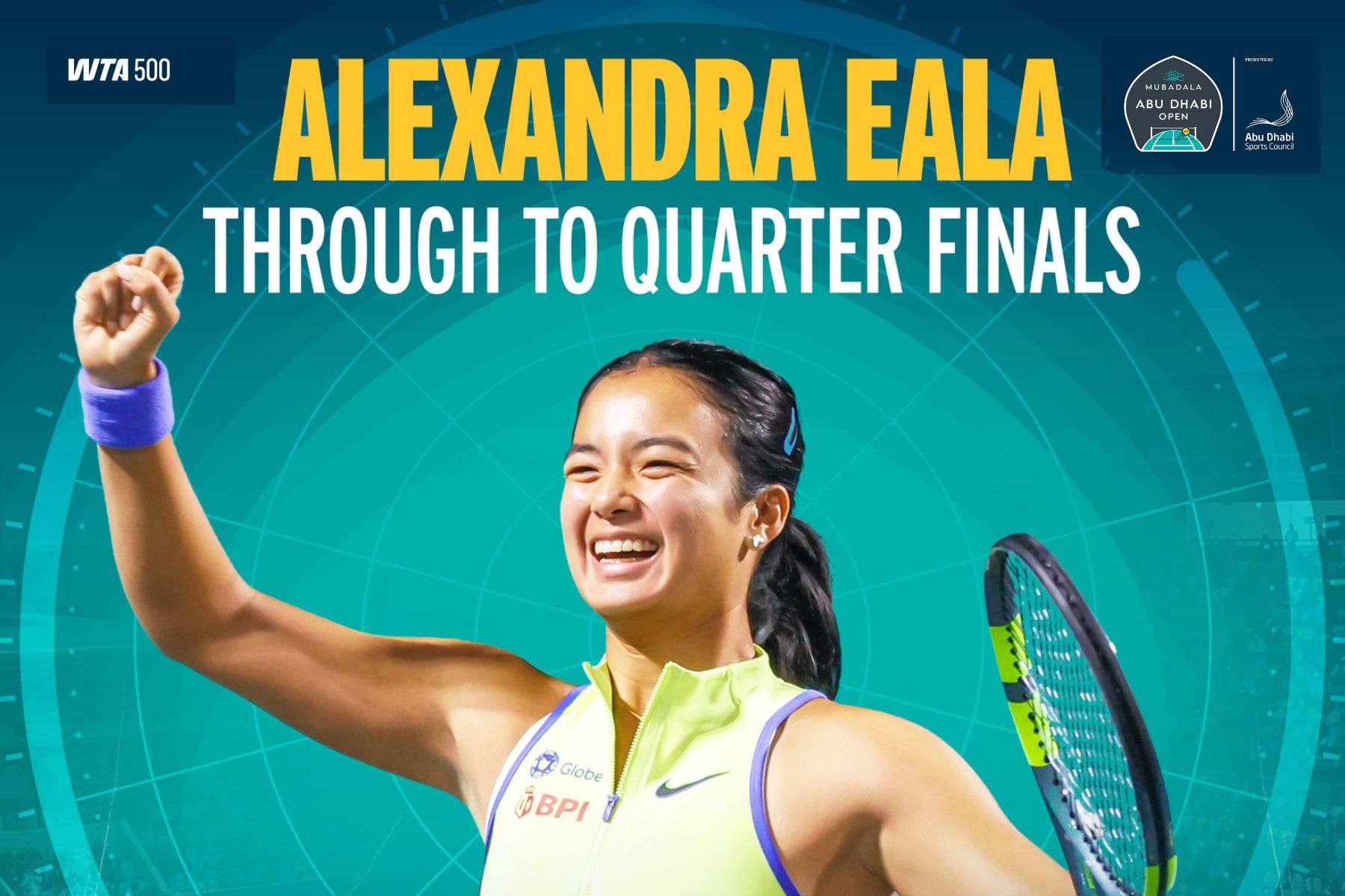 Alex Eala Orchestrates Epic Comeback To Reach Abu Dhabi Quarter-Finals