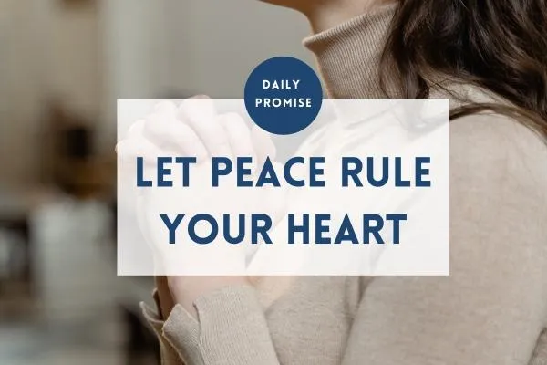 Let Peace Rule Your Heart | Accepted in the Beloved