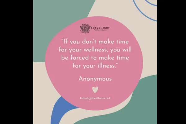 Time to Make Time for Your Wellness