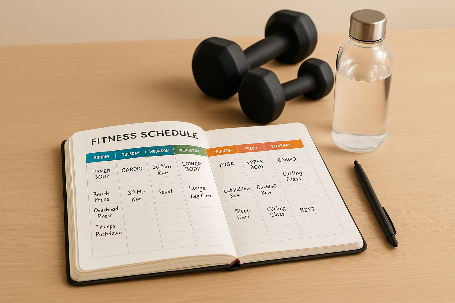 Fitness Schedule Planner