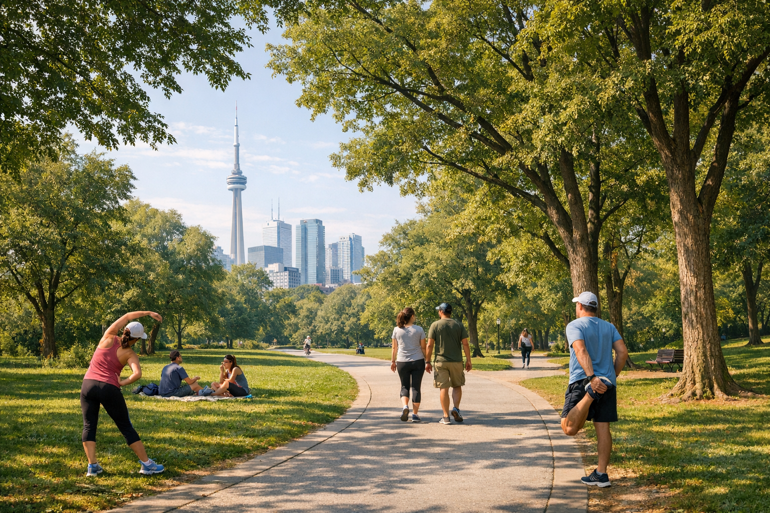 Toronto parks for active recovery