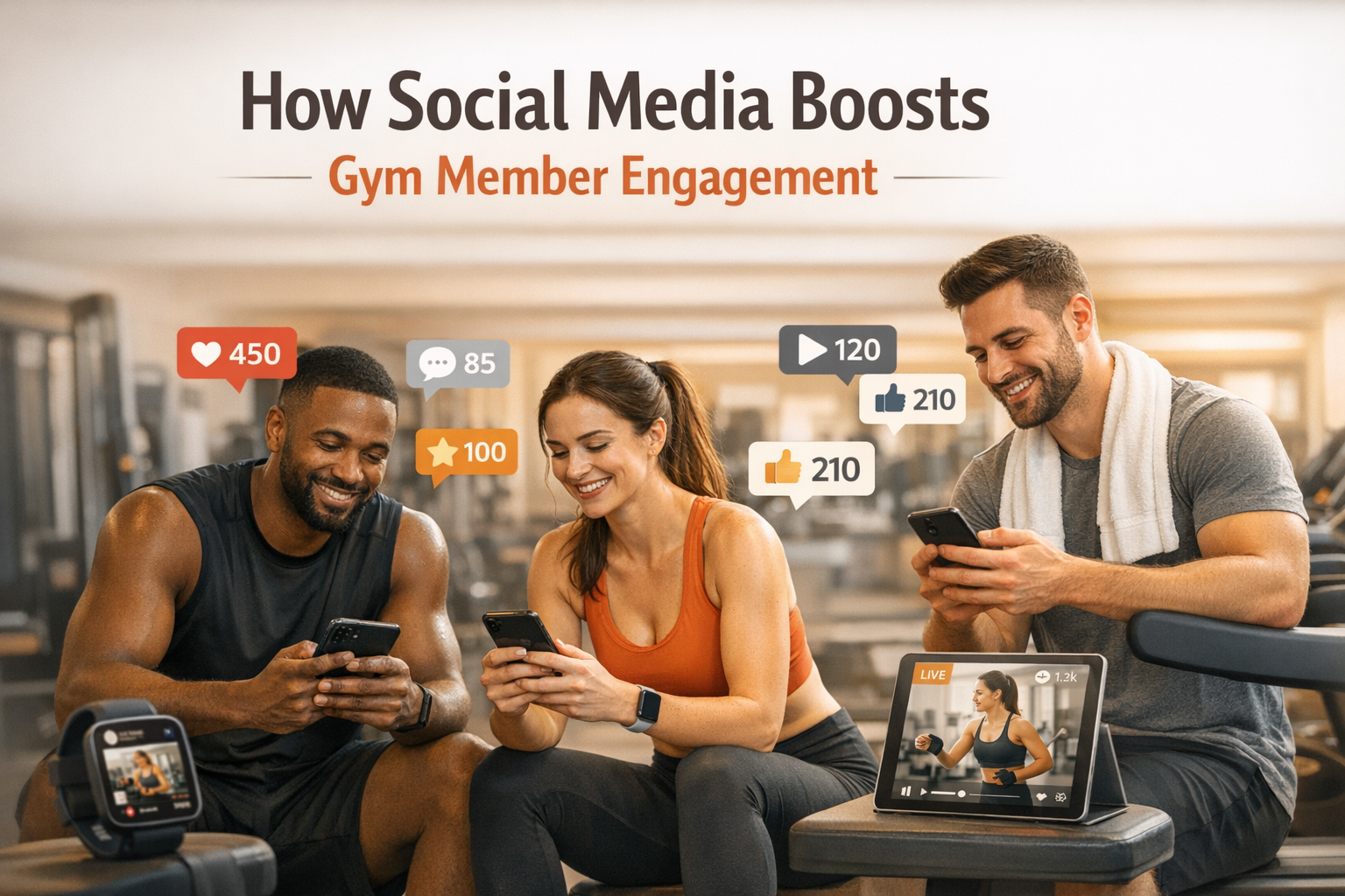 Social media boosts gym member engagement