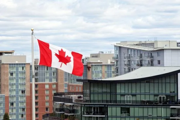Why Now is the Time to Support Local—And Why It’s Good for Your Business - image of Canadian flag in Halifax, Nova Scotia