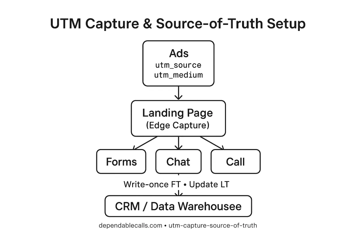 UTM Capture & Source-of-Truth Setup