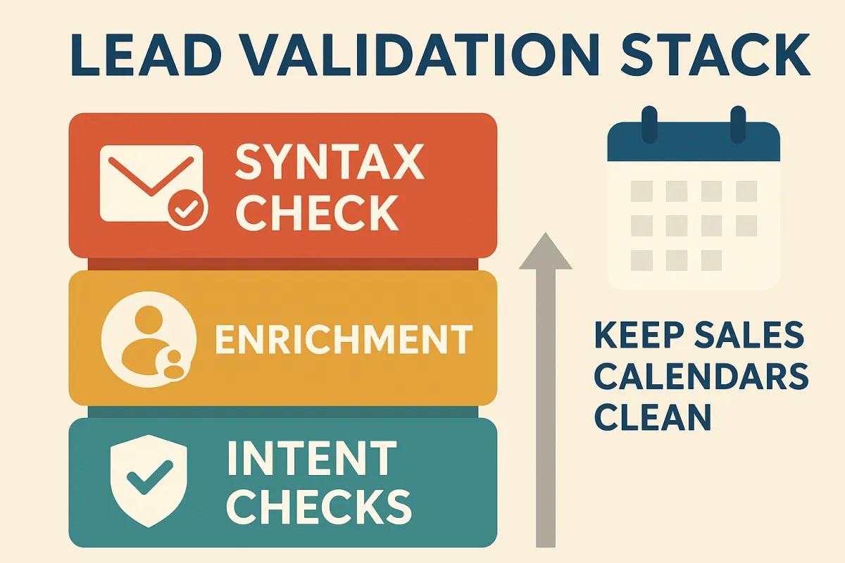 Lead Validation Stack: Sequence Checks to Cut Cost and Keep Calendars Clean
