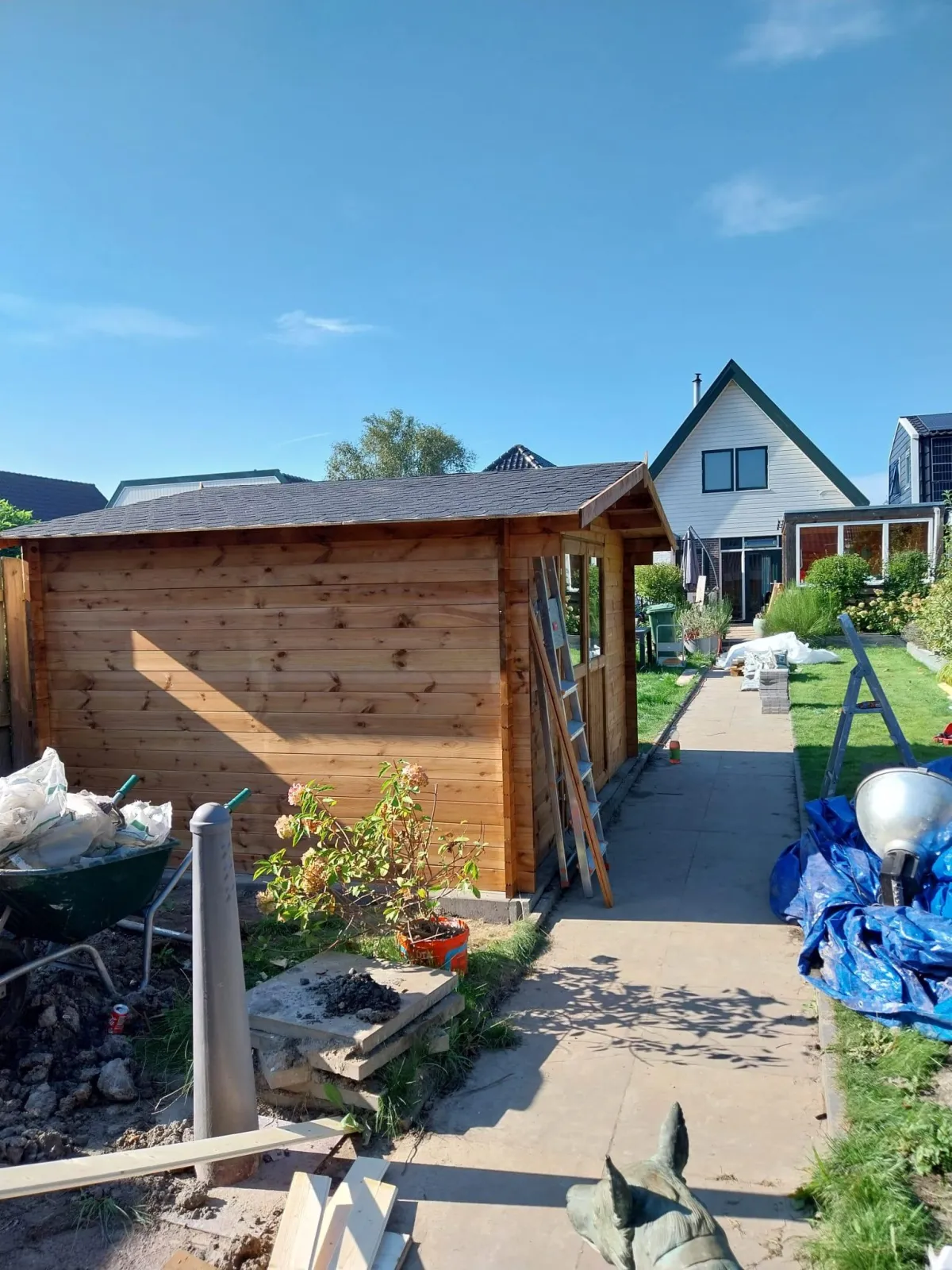 schuurtje montage Klus & Bestratingsbedrijf Engelbart