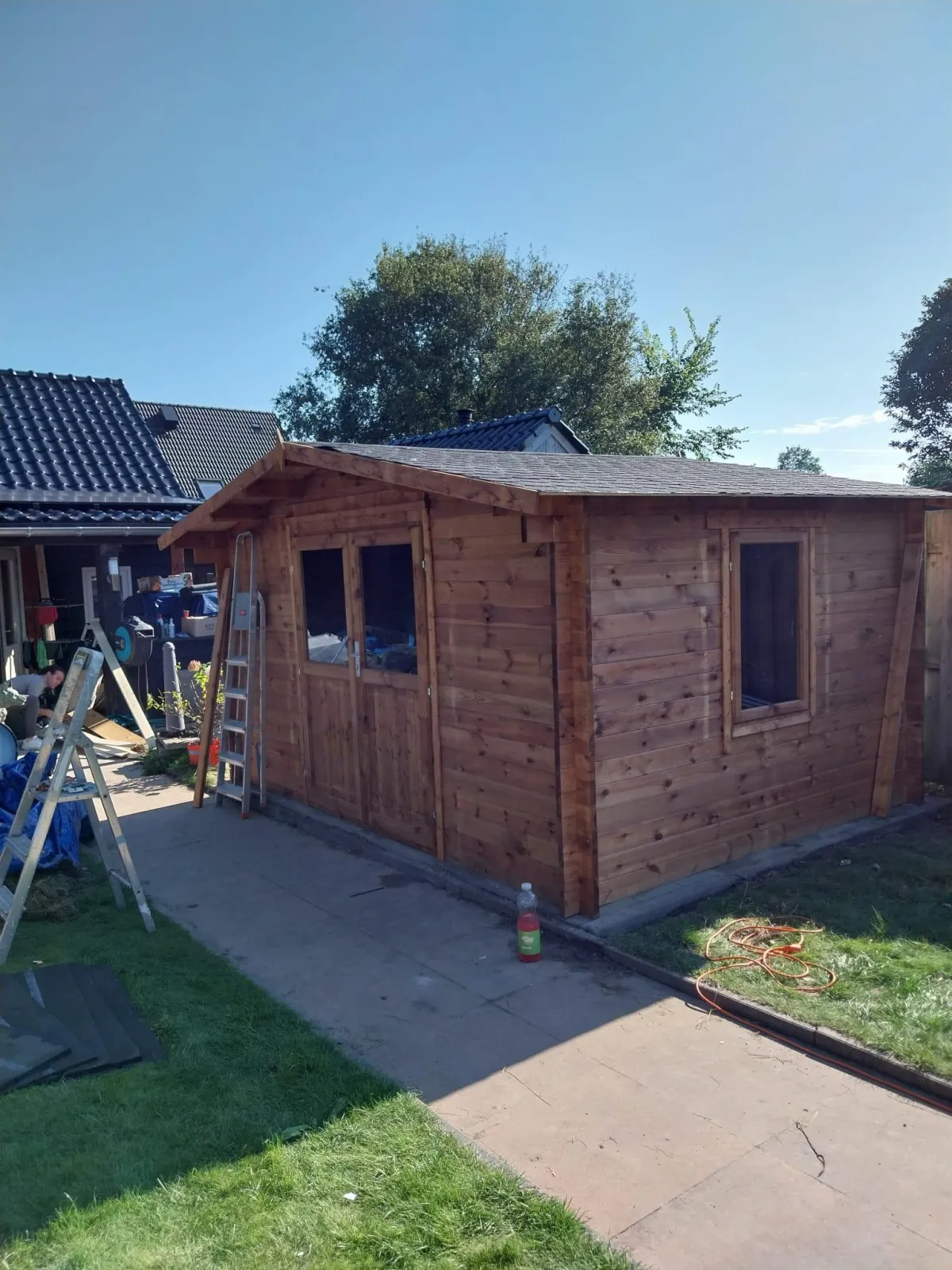 schuurtje montage Klus & Bestratingsbedrijf Engelbart