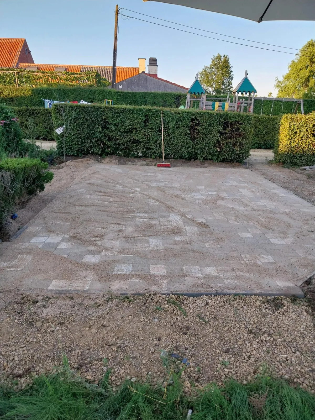 Achtertuin bestrating Klus & Bestratingsbedrijf Engelbart