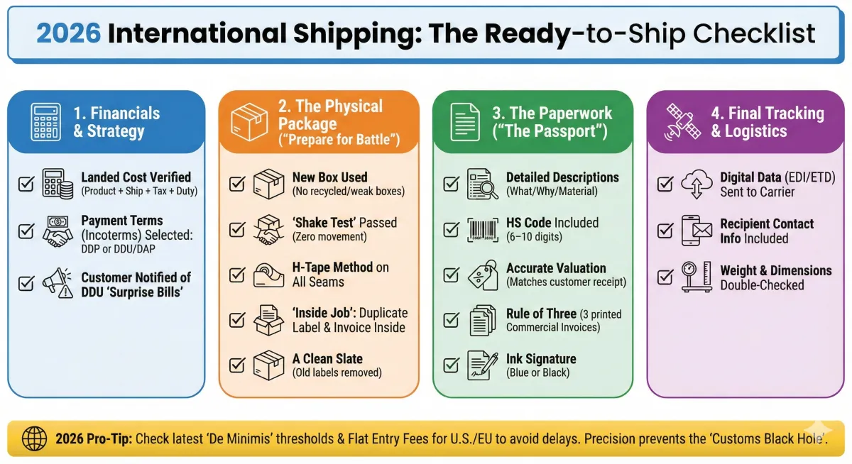 International Shipping Guide for Radcliff, KY: Your 2026 Checklist