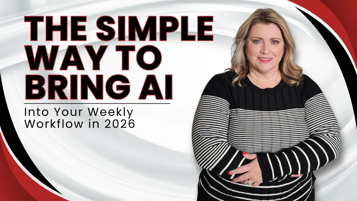 The Simple Way to Bring AI Into Your Weekly Workflow in 2026