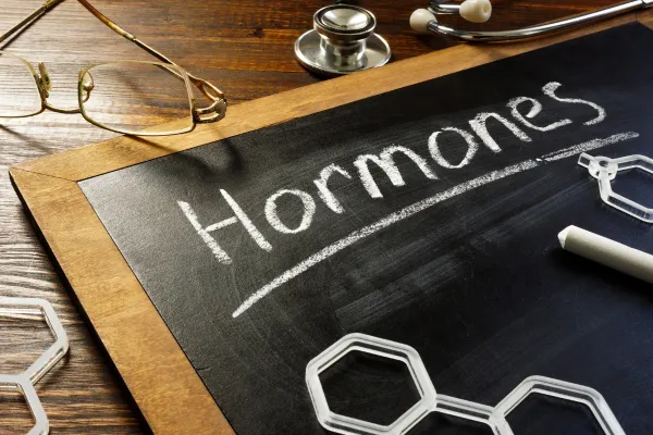 Hormone on a blackboard