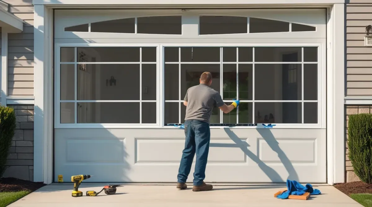 How to Replace a Garage Door Window