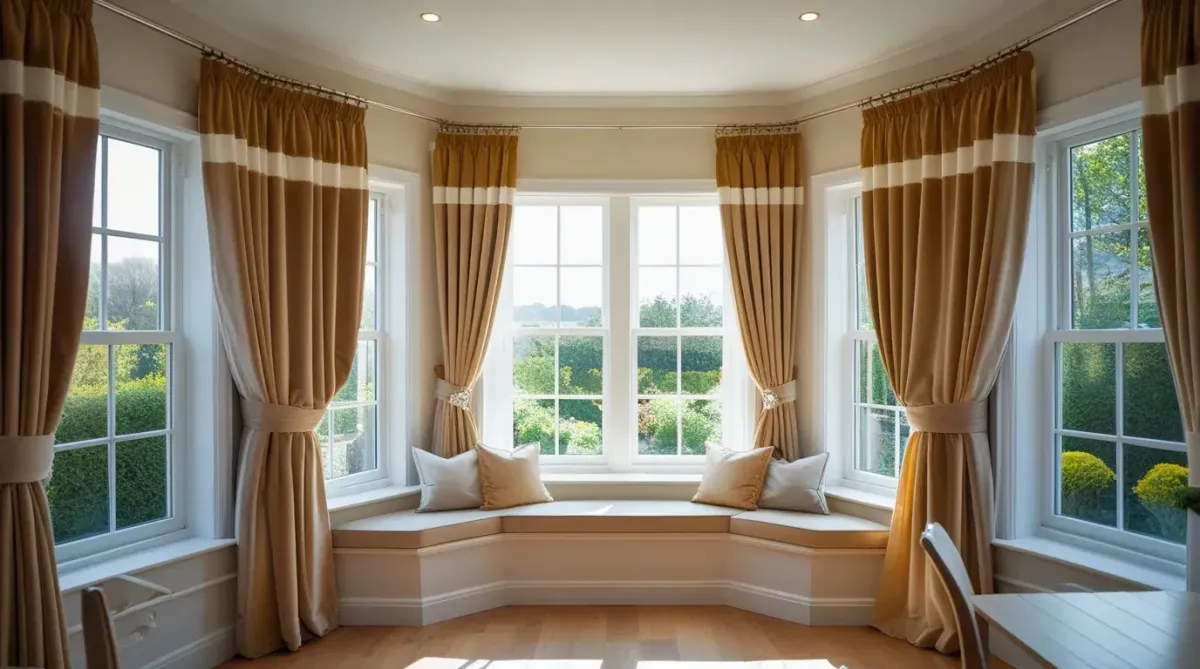 How To Dress Bay Windows With Perfect Curtains