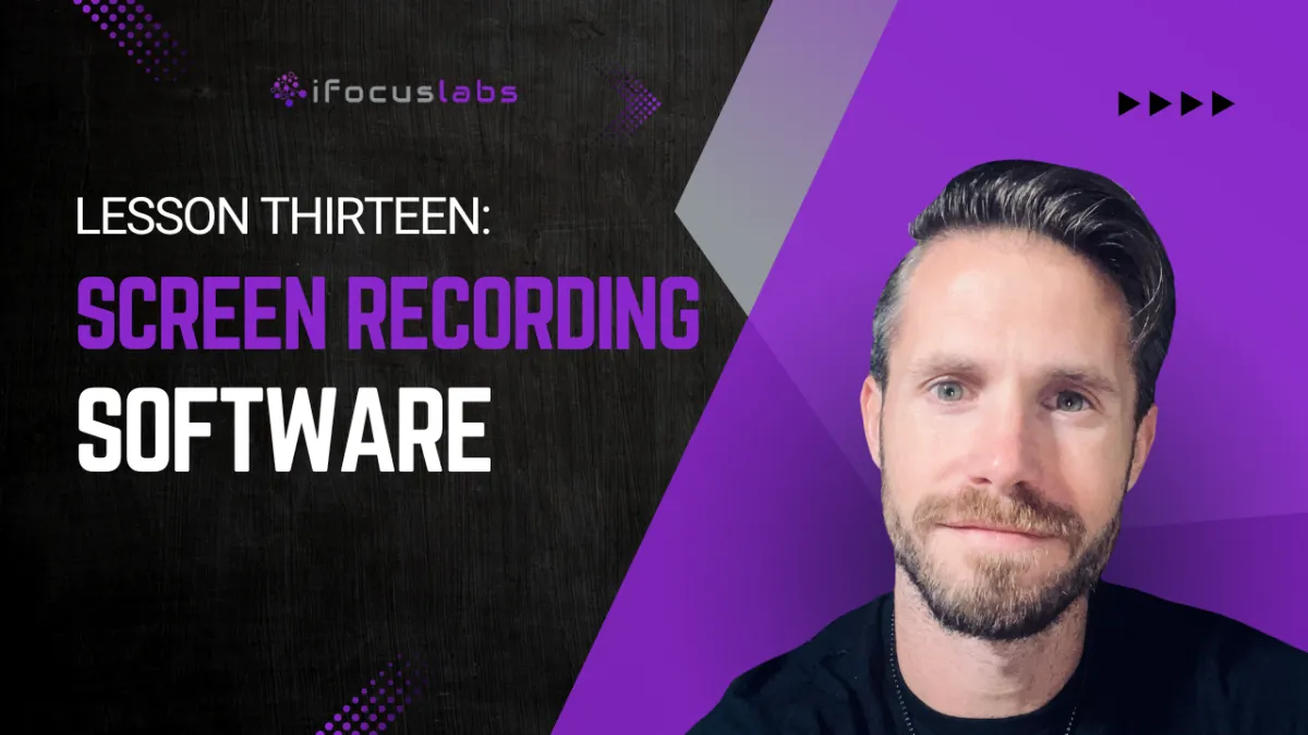 Lesson 13: Choosing and downloading your screen recording software for your online course