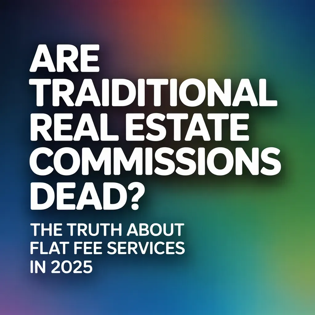 Are Traditional Real Estate Commissions Dead? The Truth About Flat Fee Services in 2025