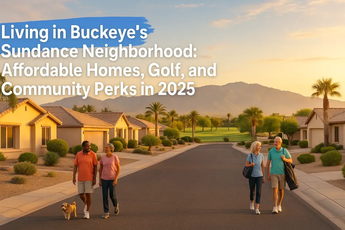 Living in Buckeye's Sundance Neighborhood: Affordable Homes, Golf, and Community Perks in 2025