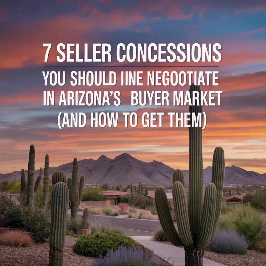 7 Seller Concessions You Should Negotiate in Arizona's Buyer Market (And How to Get Them)









