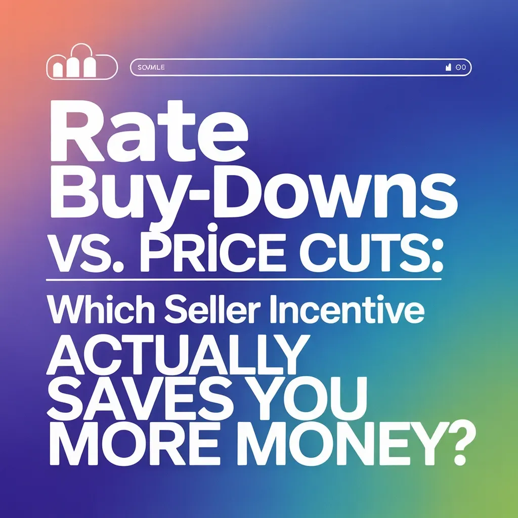 Rate Buy-Downs vs. Price Cuts: Which Seller Incentive Actually Saves You More Money?