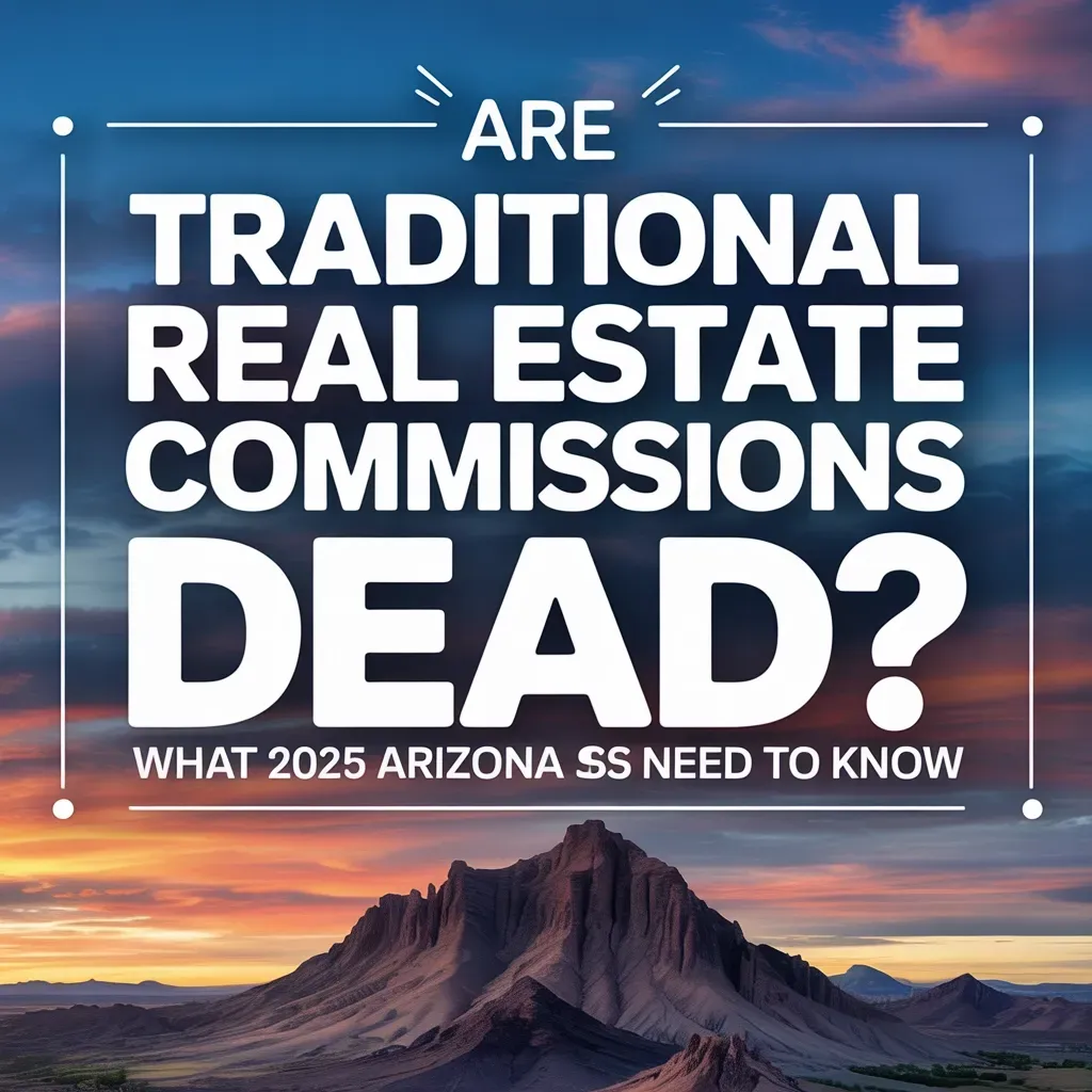 Are Traditional Real Estate Commissions Dead? What 2025 Arizona Sellers Need to Knowers Need These 7 New Strategies (Or Risk Sitting 50+ Days)
