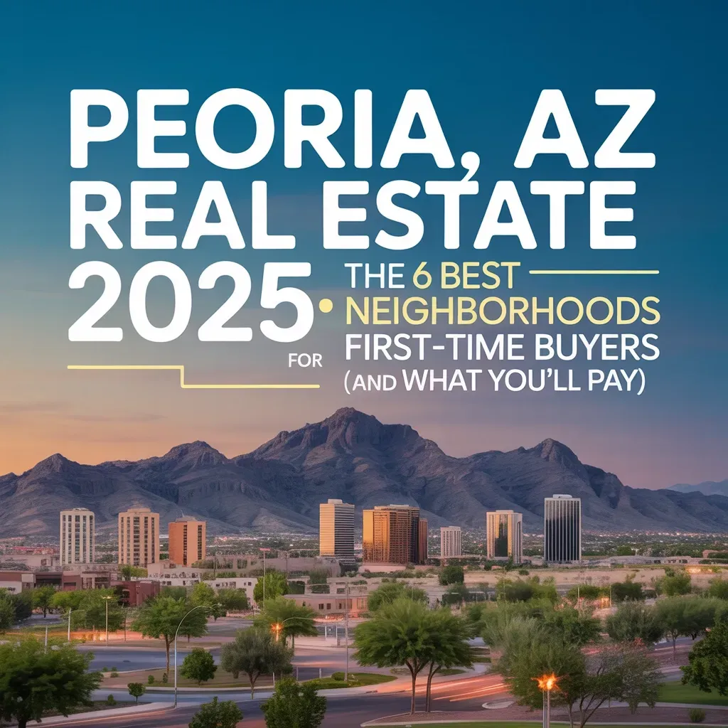 Peoria, AZ Real Estate 2025: The 6 Best Neighborhoods for First-Time Buyers (and What You'll Pay)
