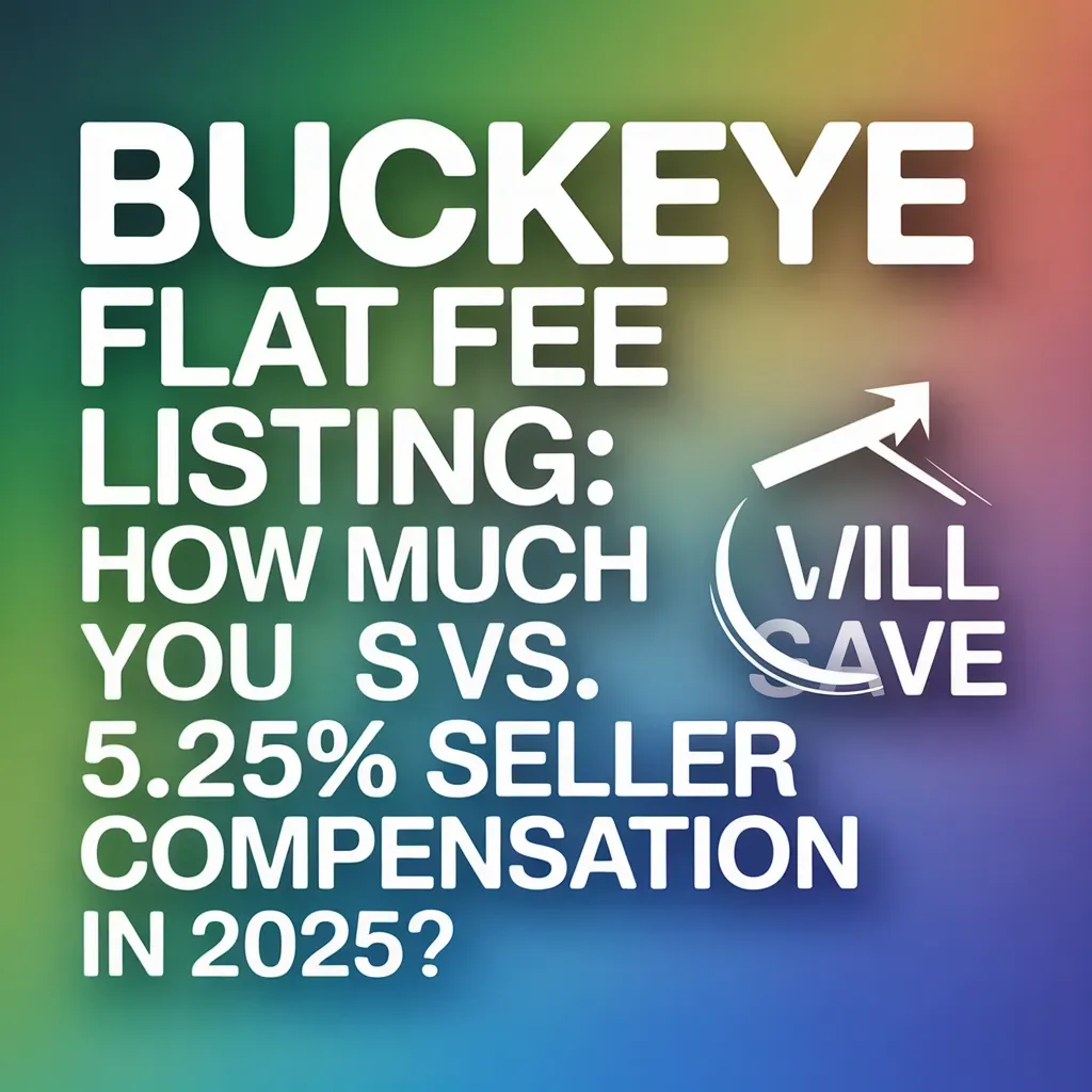 Buckeye Flat Fee Listing: How Much Will You Save vs. 5.25% Seller Compensation in 2025?