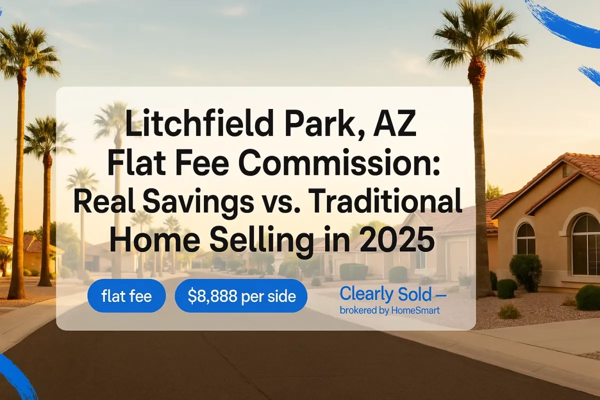 Litchfield Park, AZ Flat Fee Commission: Real Savings vs. Traditional Home Selling in 2025
