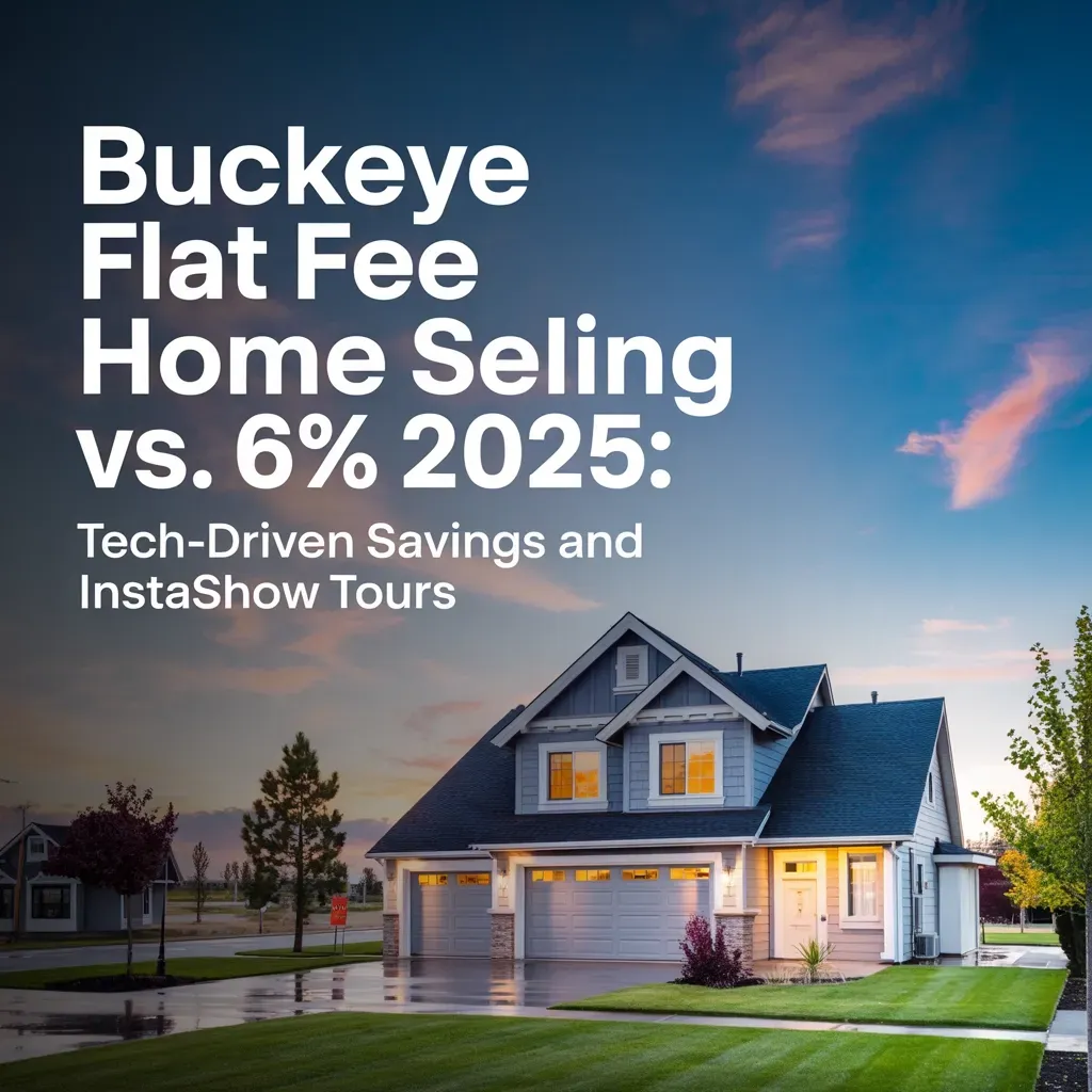 Buckeye Flat Fee Home Selling vs. 6% in 2025: Tech-Driven Savings and InstaShow Tours