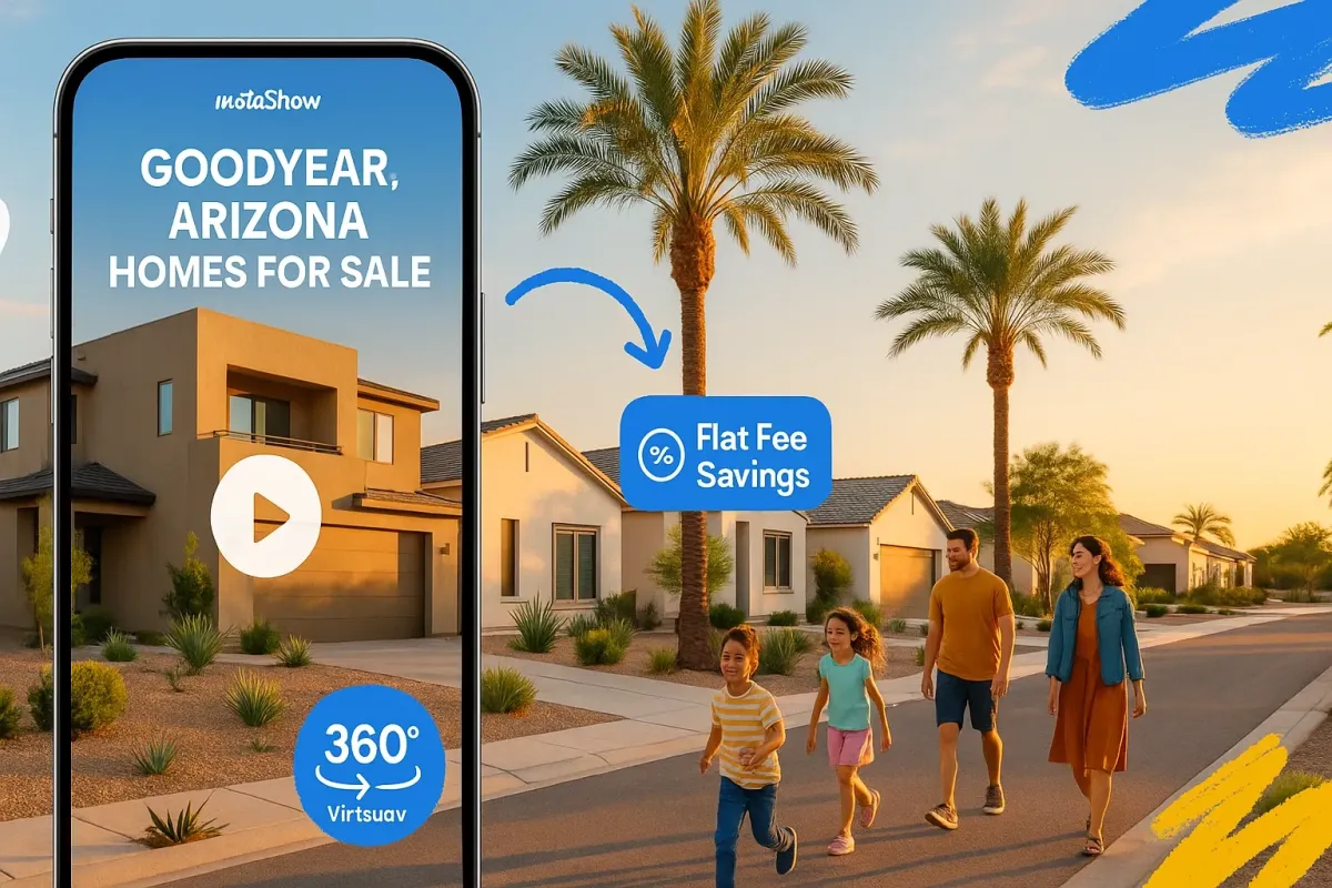 Goodyear's Smart Home Selling: Meeting Modern Buyer Demands with InstaShow Tours and Flat Fee Results