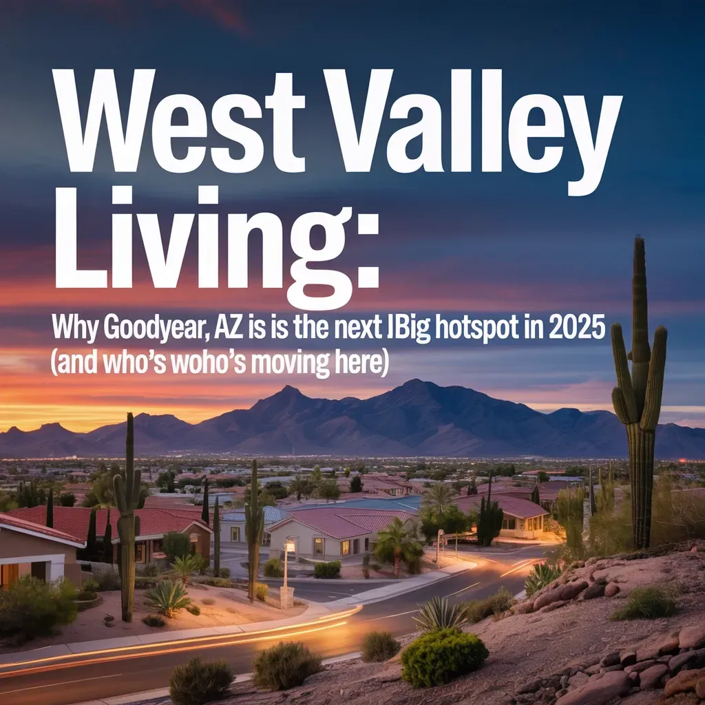 West Valley Living: Why Goodyear, AZ Is the Next Big Hotspot in 2025 (and Who's Moving Here)
