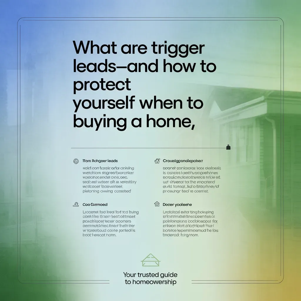 What Are Trigger Leads: and How to Protect Yourself When Buying a Home