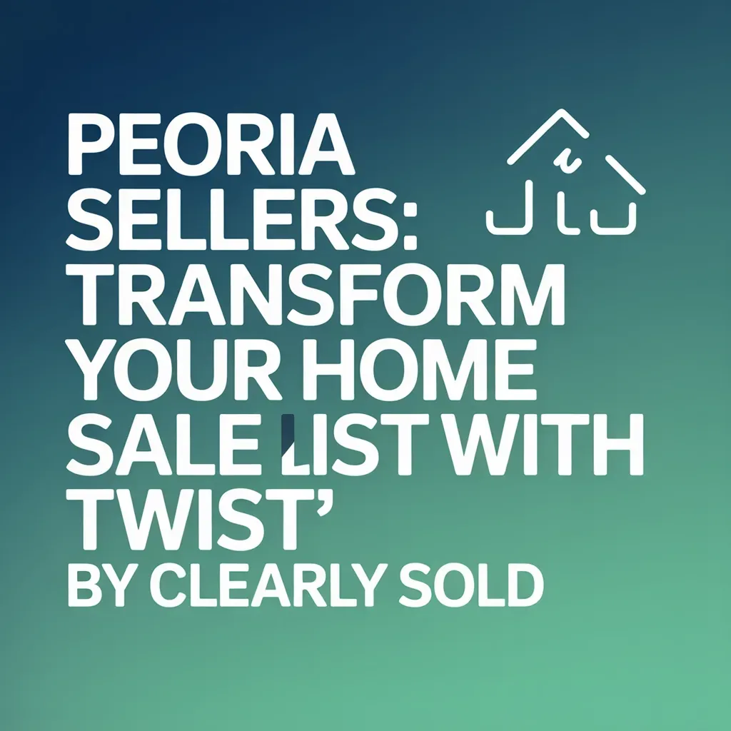 Peoria Sellers: Transform Your Home Sale with 'List with a Twist' by Clearly Sold