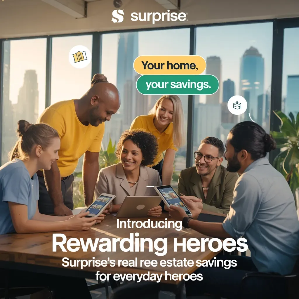 Introducing Rewarding Heroes: Surprise's Real Estate Savings for Everyday Heroes