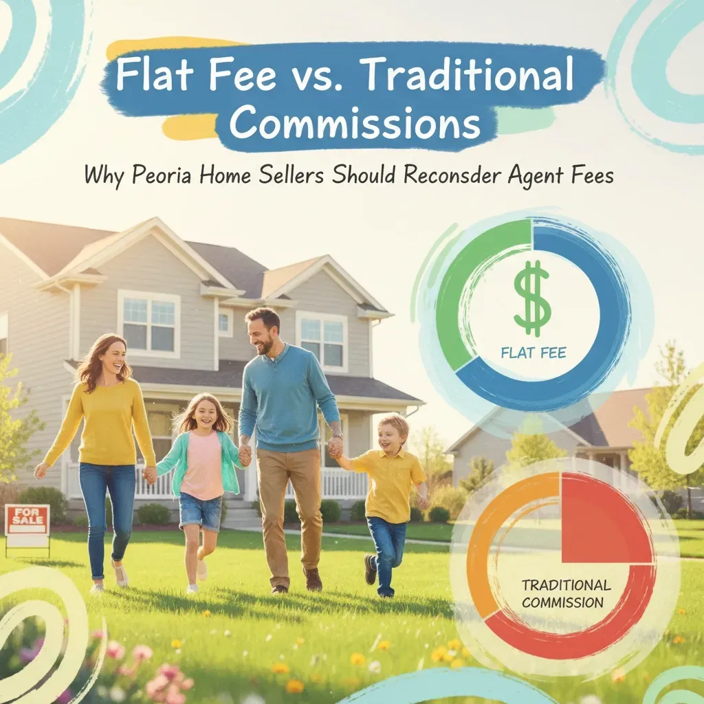 Flat Fee vs. Traditional Commissions: Why Peoria Home Sellers Should Reconsider Agent Fees
