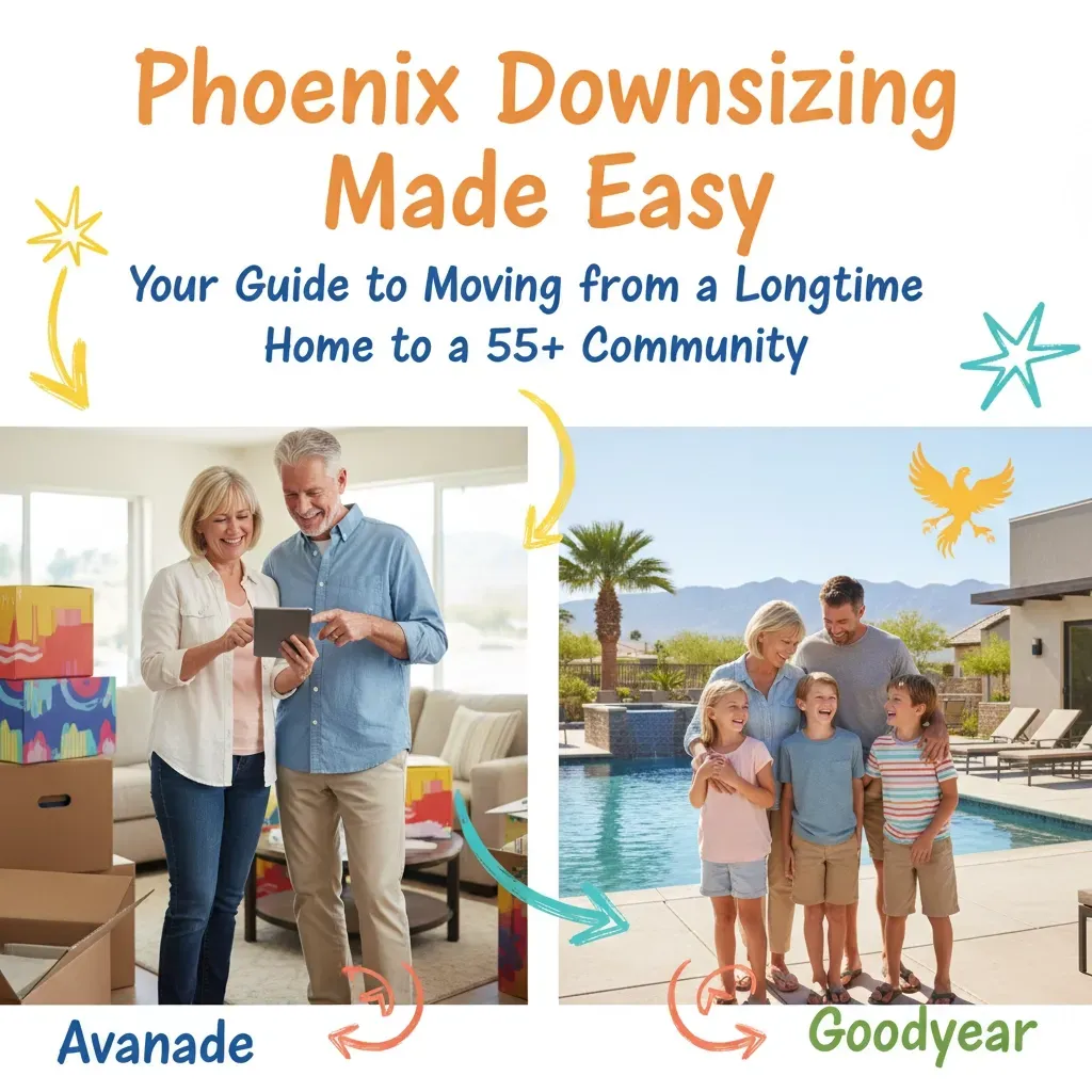 Phoenix Downsizing Made Easy: Your Guide to Moving from a Longtime Home to a 55+ Community
