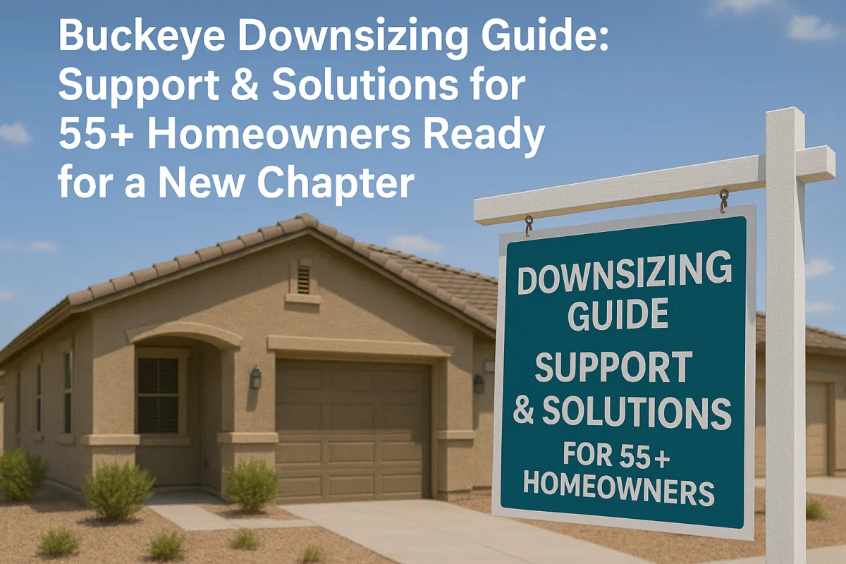 Buckeye Downsizing Guide: Support & Solutions for 55+ Homeowners Ready for a New Chapter