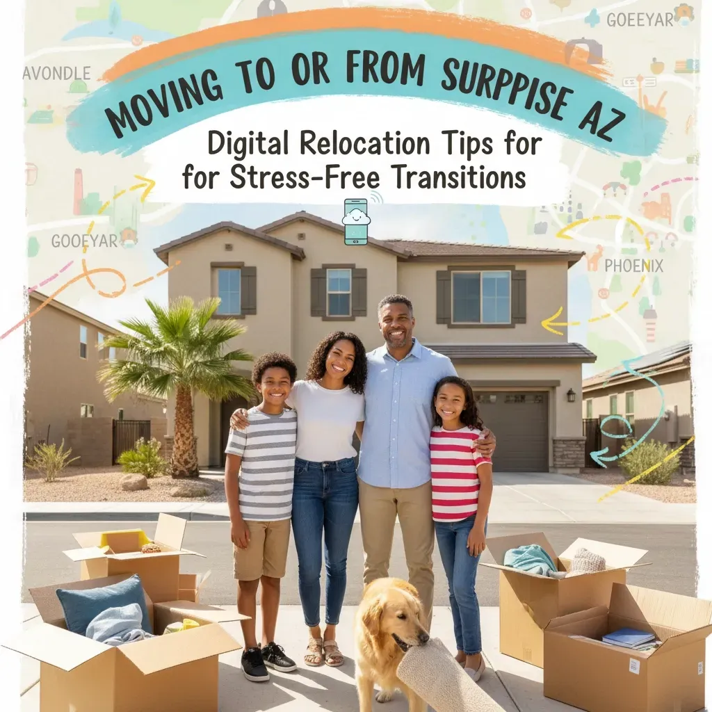 Moving to or from Surprise AZ: Digital Relocation Tips for Stress-Free Transitions